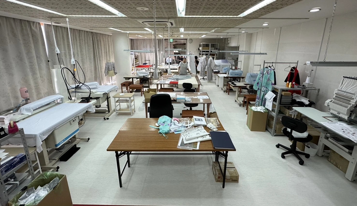 株式会社日本きもの公式の縫製工場写真